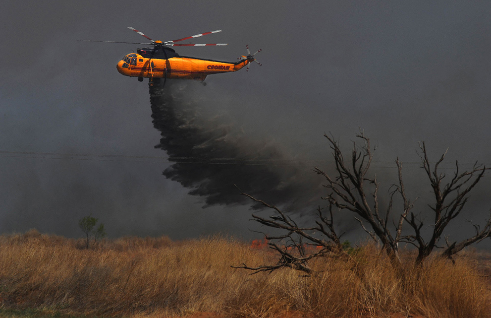 Фотография: Лесные пожары в Техасе №11 - BigPicture.ru