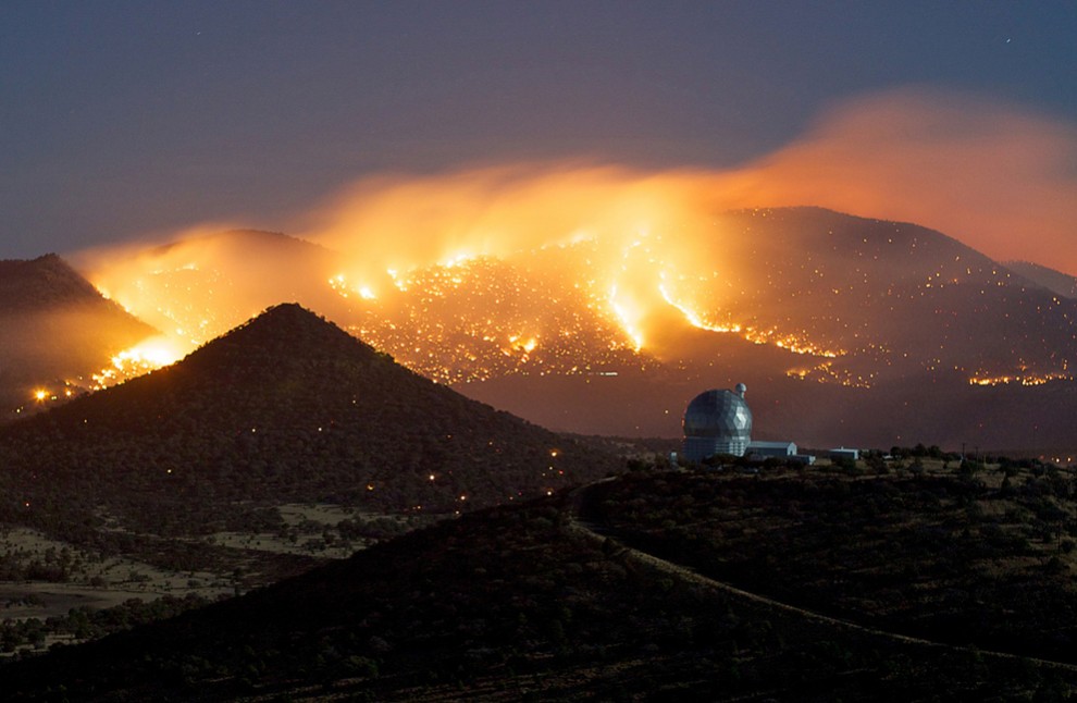 Фотография: Лесные пожары в Техасе №1 - BigPicture.ru