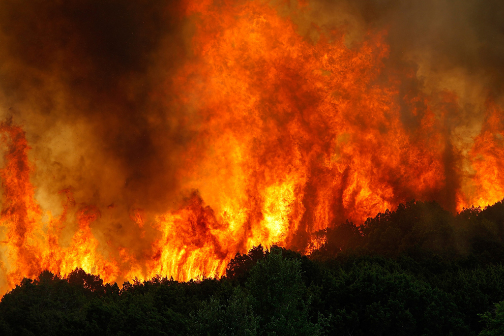 Фотография: Лесные пожары в Техасе №14 - BigPicture.ru