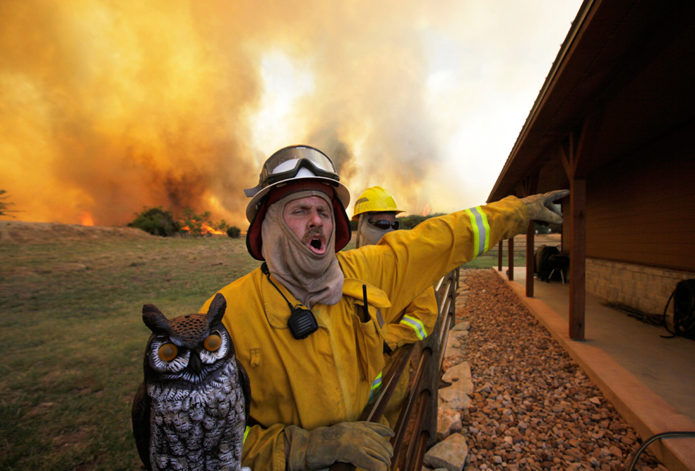 Фотография: Лесные пожары в Техасе №20 - BigPicture.ru