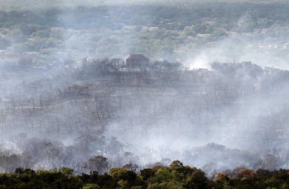 Фотография: Лесные пожары в Техасе №22 - BigPicture.ru