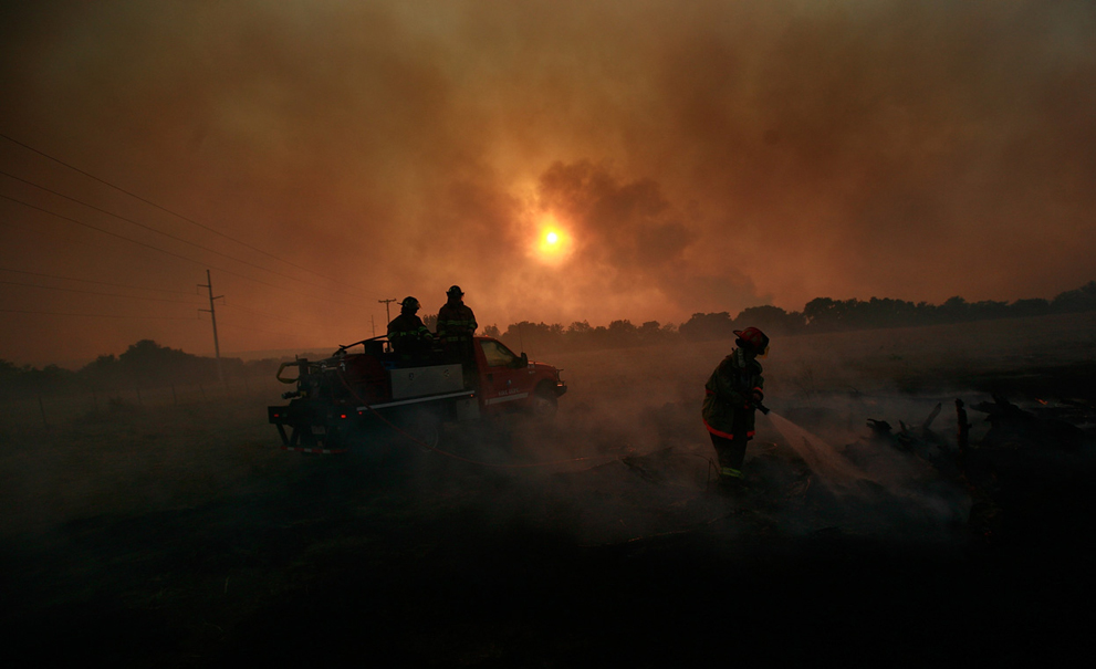 Фотография: Лесные пожары в Техасе №31 - BigPicture.ru