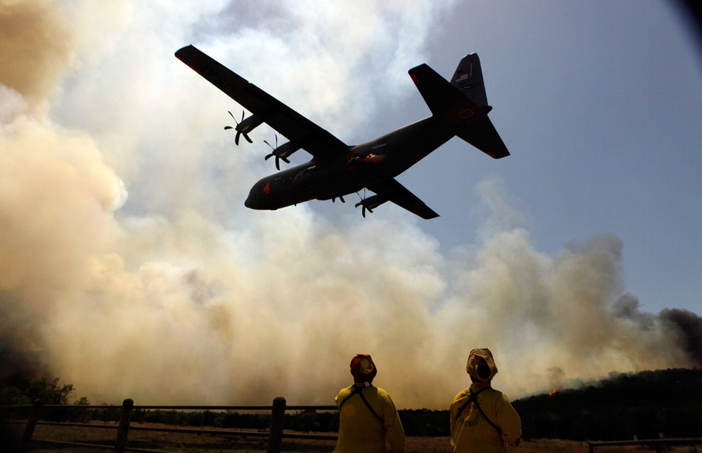 Фотография: Лесные пожары в Техасе №5 - BigPicture.ru
