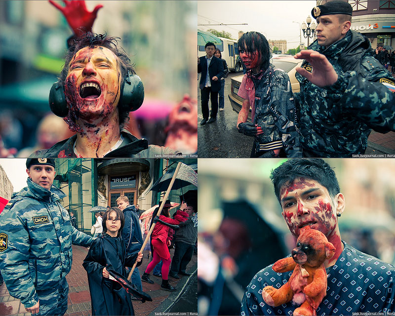 Фотография: Как московский ОМОН зомби задерживал №1 - BigPicture.ru