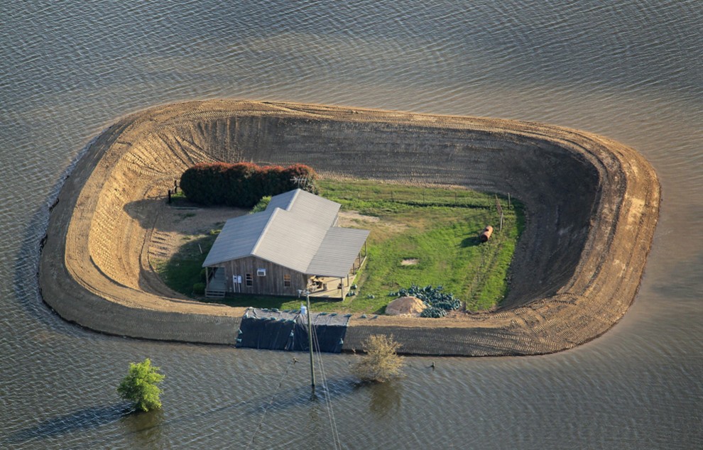 Фотография: Наводнение движется на юг США №2 - BigPicture.ru