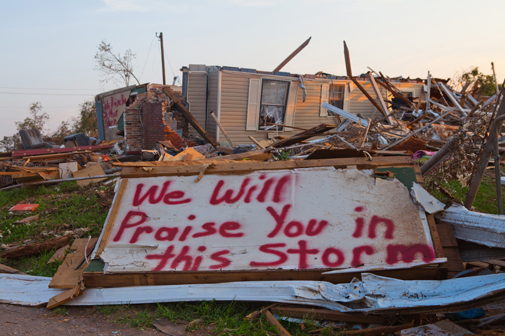 Фотография: Алабама через три недели после удара стихии №3 - BigPicture.ru