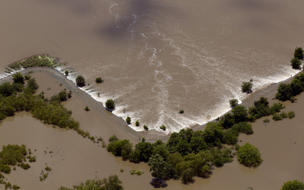 Фотография: Наводнение движется на юг США №29 - BigPicture.ru