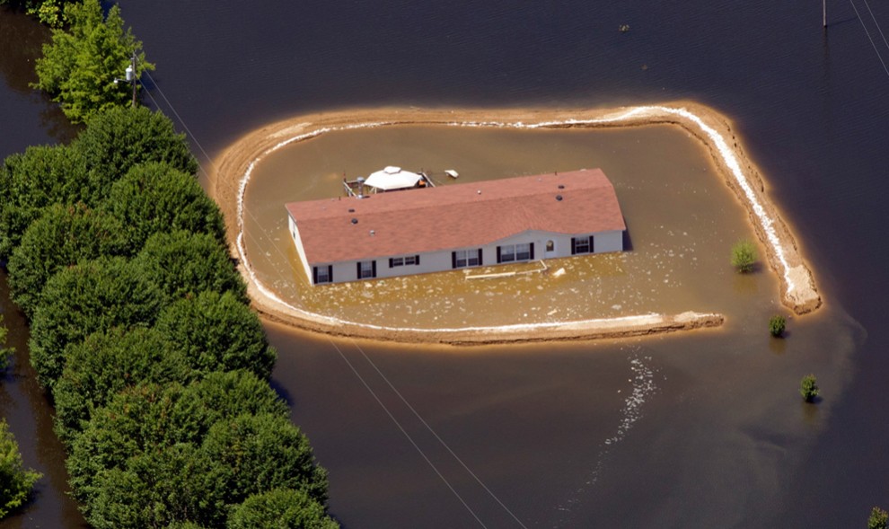 Фотография: Наводнение движется на юг США №32 - BigPicture.ru