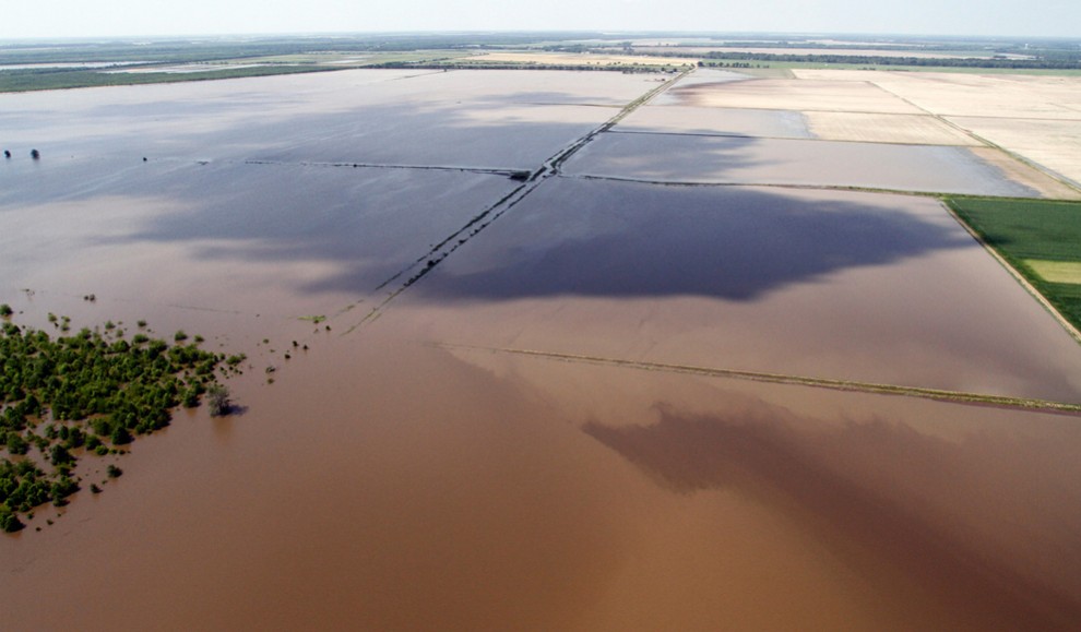 Фотография: Наводнение движется на юг США №39 - BigPicture.ru