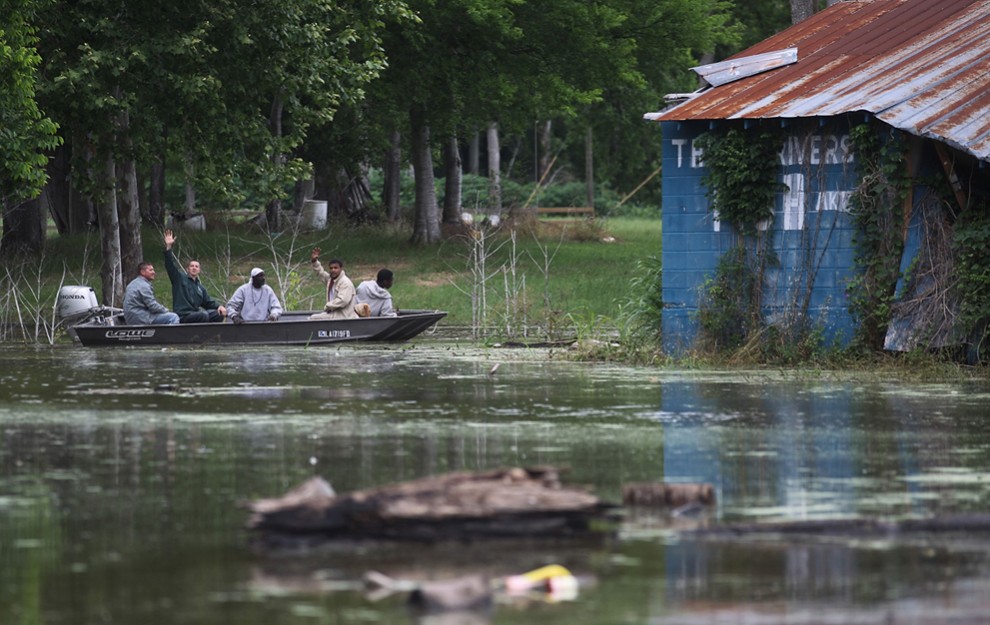 Фотография: Наводнение движется на юг США №40 - BigPicture.ru