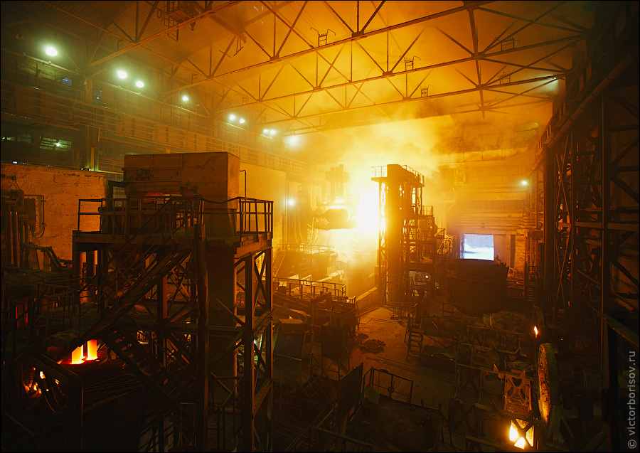 Фотография: Производство проката на сталелитейном заводе №7 - BigPicture.ru