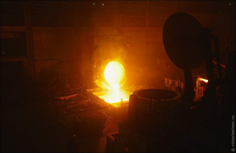 Фотография: Производство проката на сталелитейном заводе №8 - BigPicture.ru