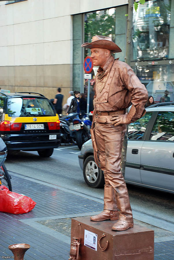 Фотография: Живые скульптуры и актеры Барселоны №2 - BigPicture.ru