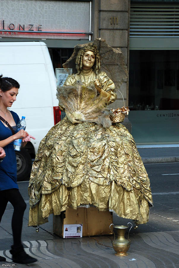 Фотография: Живые скульптуры и актеры Барселоны №3 - BigPicture.ru