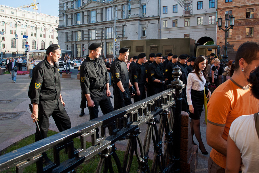 Фотография: Разгон мирной акции в Минске №34 - BigPicture.ru