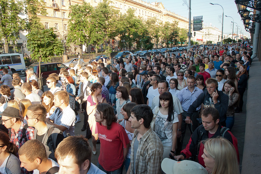 Фотография: Разгон мирной акции в Минске №37 - BigPicture.ru