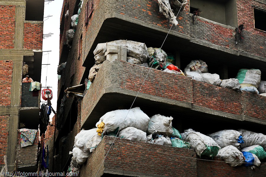 Фотография: Город в городе: квартал мусорщиков в Каире №7 - BigPicture.ru