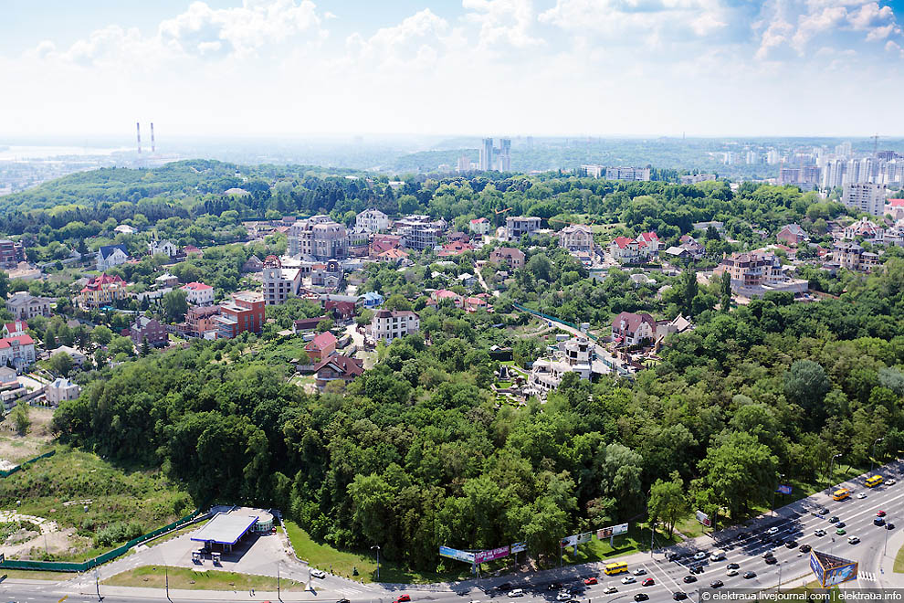 Фотография: Киев с монумента 