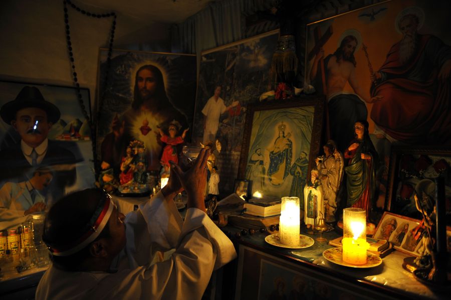 Фотография: Обряд изгнания духов в Колумбии №6 - BigPicture.ru