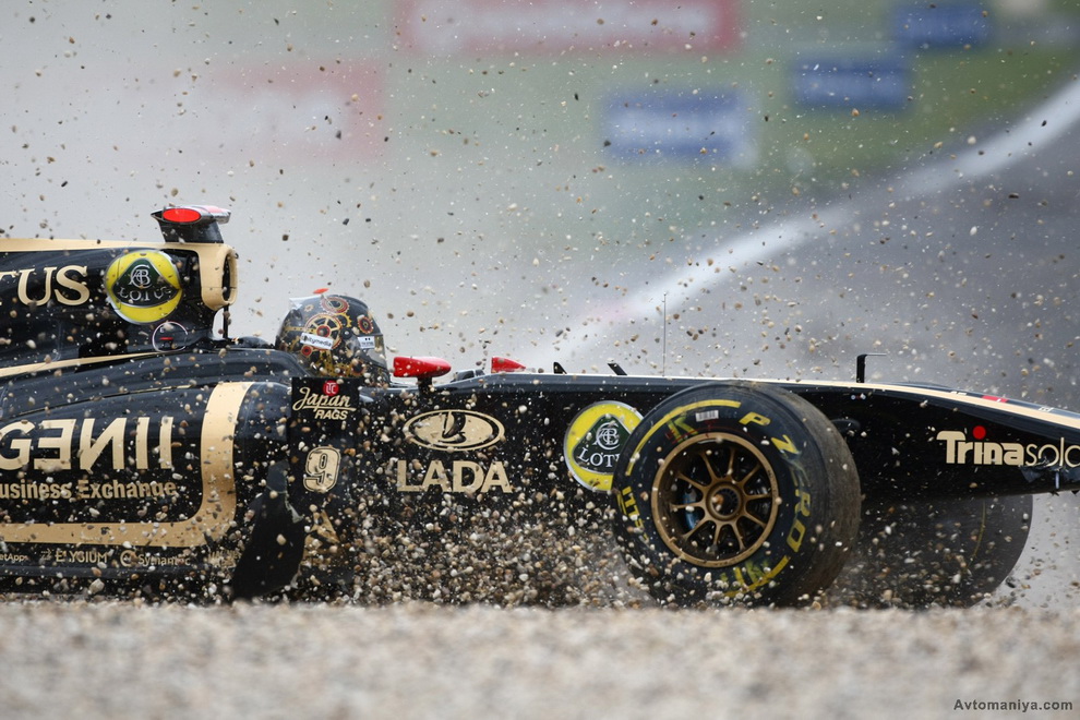 Фотография: Необычные фото Формулы-1, Гран-при Германии 2011: гонка №18 - BigPicture.ru