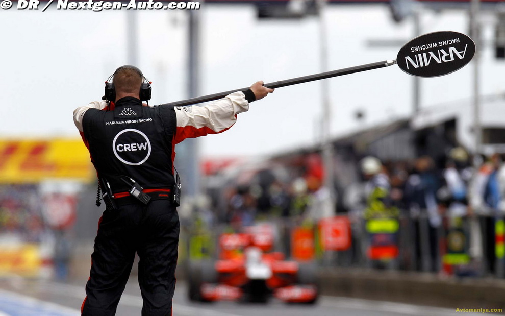 Фотография: Необычные фото Формулы-1, Гран-при Германии 2011: гонка №22 - BigPicture.ru