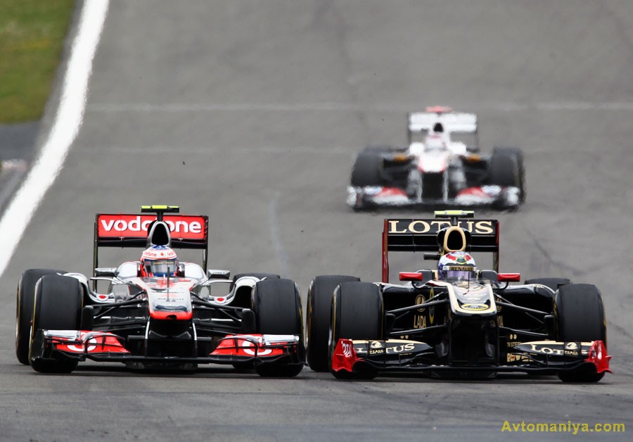Фотография: Необычные фото Формулы-1, Гран-при Германии 2011: гонка №25 - BigPicture.ru