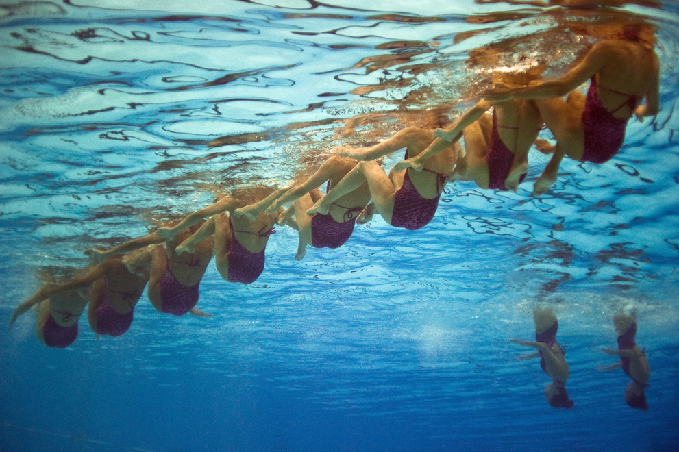Фотография: Синхронность: 14-ый Чемпионат мира по плаванию №31 - BigPicture.ru