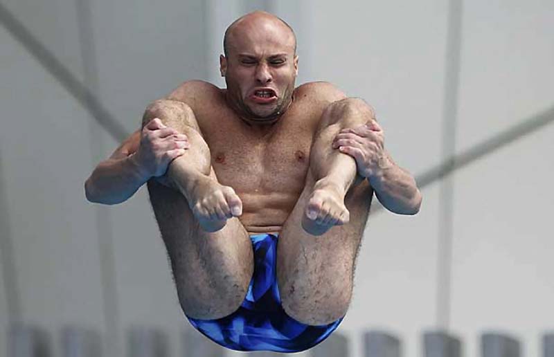 Фотография: Самые смешные лица прыгунов в воду №7 - BigPicture.ru