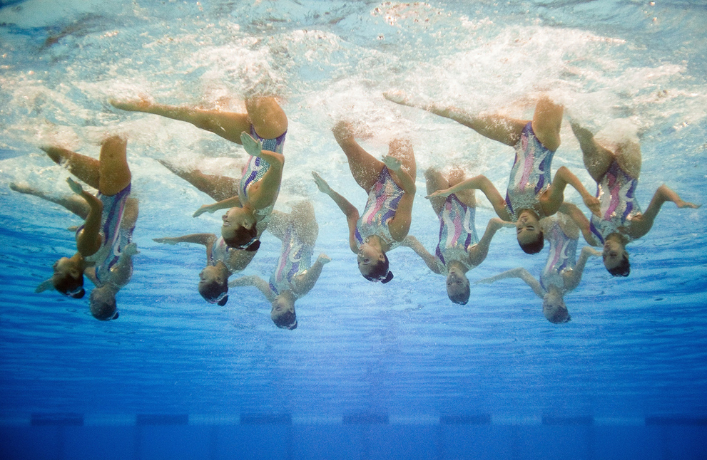 Фотография: Синхронность: 14-ый Чемпионат мира по плаванию №7 - BigPicture.ru