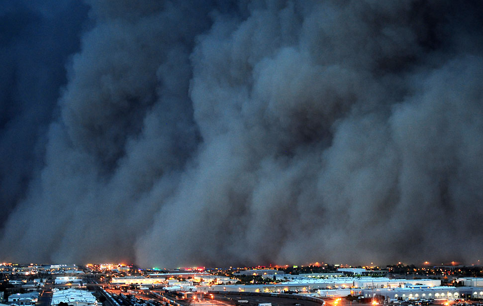 Фотография: Пыльная буря накрыла города Аризоны №2 - BigPicture.ru