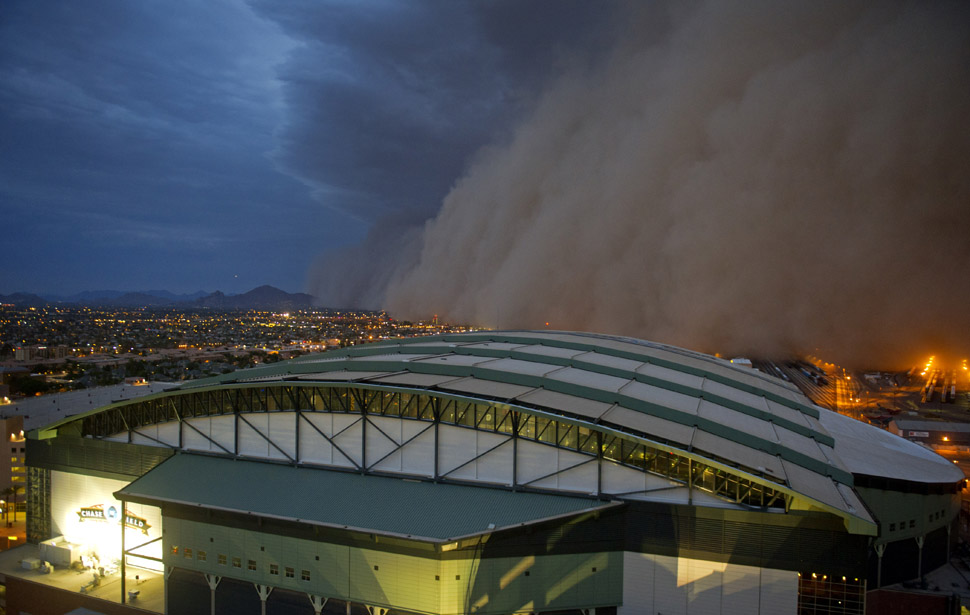 Фотография: Пыльная буря накрыла города Аризоны №6 - BigPicture.ru