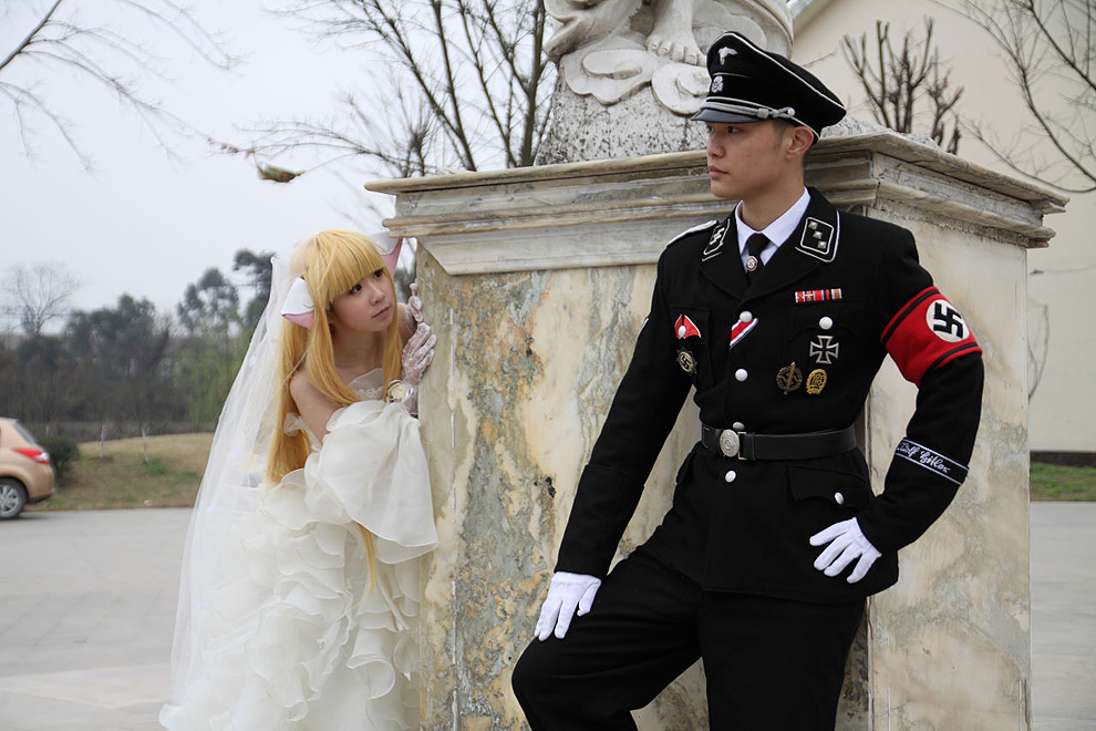Фотография: Фашистская свадебная фотосессия в Китае №3 - BigPicture.ru