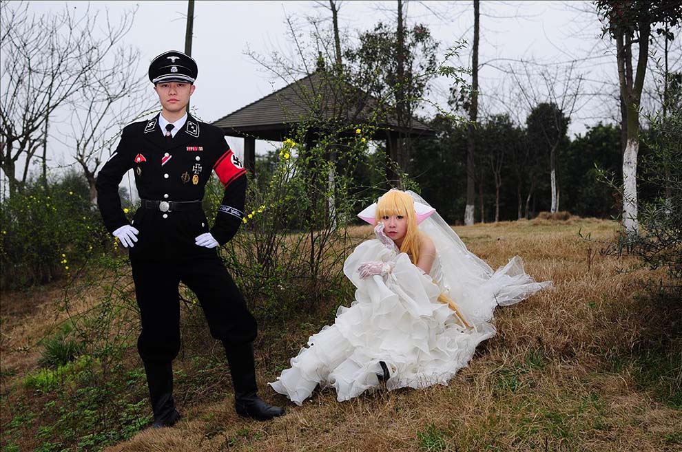 Фотография: Фашистская свадебная фотосессия в Китае №5 - BigPicture.ru