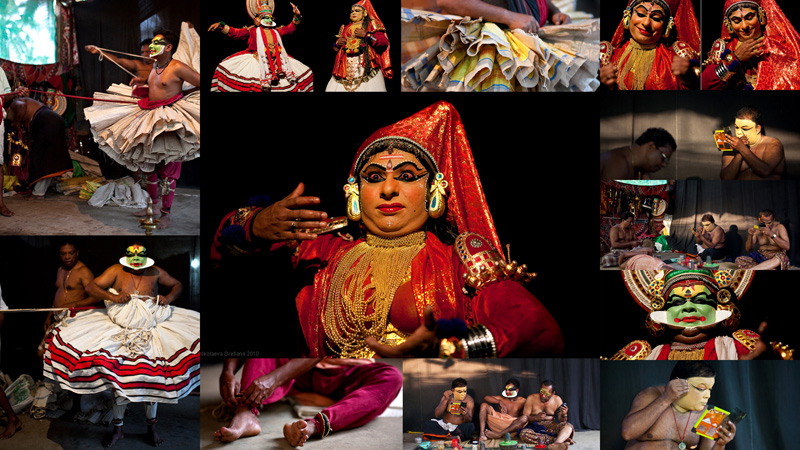 Южноиндийский театр Катакали: Искусство наложения грима