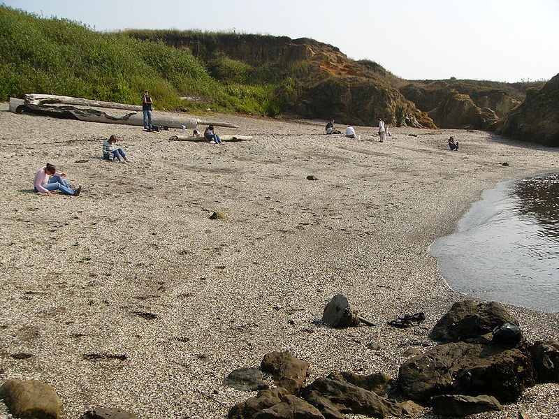 Фотография: Стеклянный пляж в Калифорнии №11 - BigPicture.ru