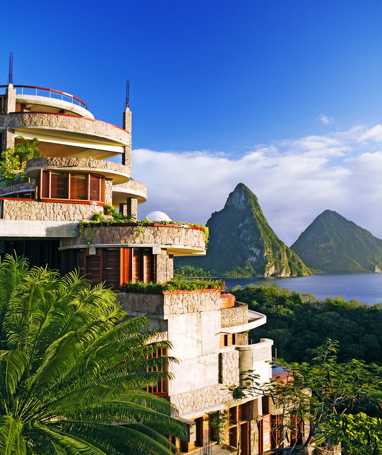 Фотография: Отель Jade Mountain – роскошь в Карибском море №2 - BigPicture.ru