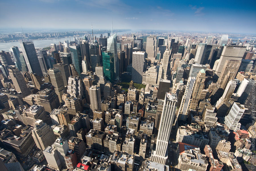 Фотография: Нью-Йорк с самого высокого здания в Манхеттене №24 - BigPicture.ru