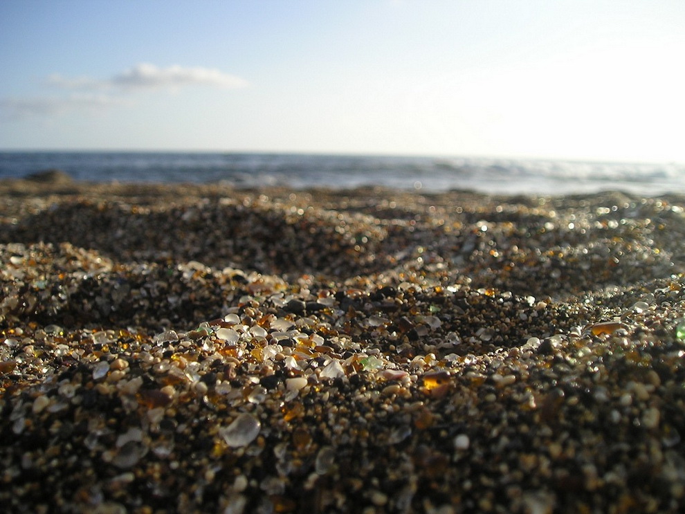 Фотография: Стеклянный пляж в Калифорнии №6 - BigPicture.ru
