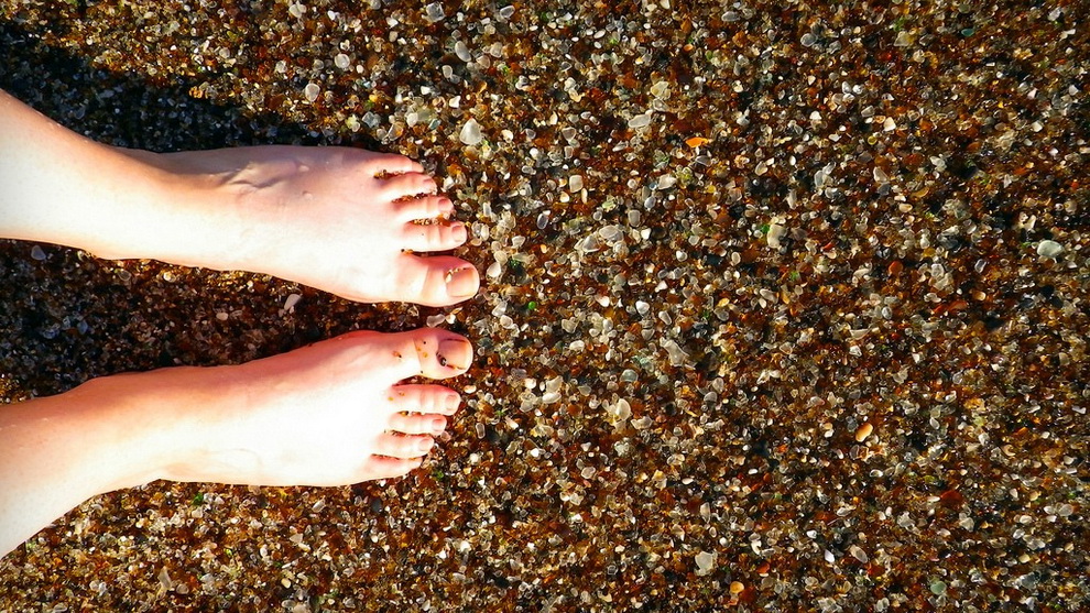 Фотография: Стеклянный пляж в Калифорнии №7 - BigPicture.ru