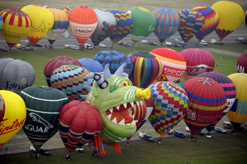 Фотография: Фестивали воздушных шаров во Франции и США №1 - BigPicture.ru