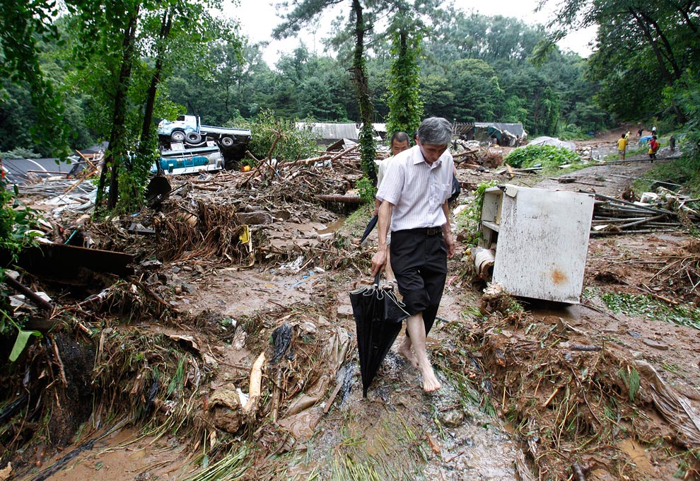 Фотография: Наводнение в Южной Корее №19 - BigPicture.ru