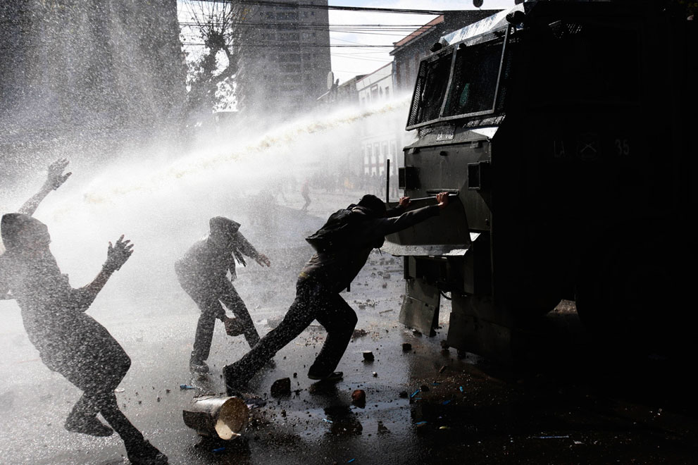 Фотография: Студенческие протесты в Чили №9 - BigPicture.ru