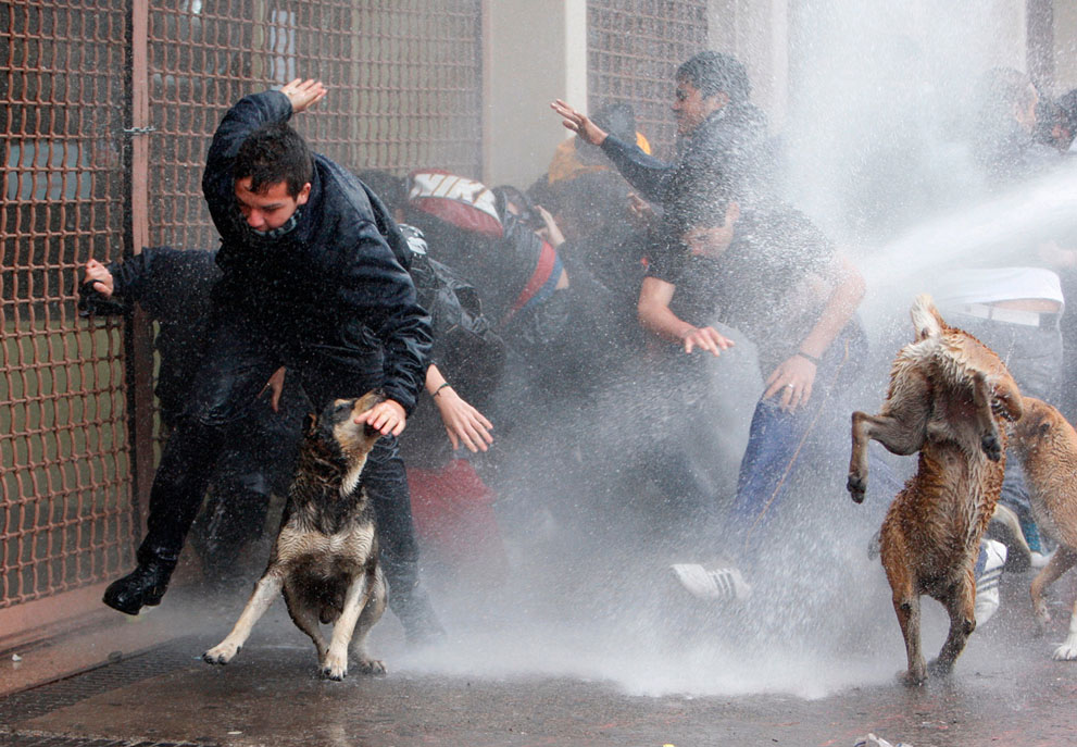 Фотография: Студенческие протесты в Чили №12 - BigPicture.ru