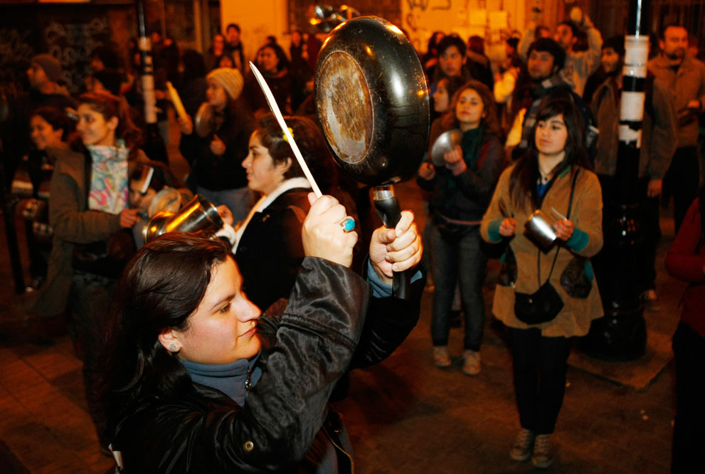 Фотография: Студенческие протесты в Чили №13 - BigPicture.ru