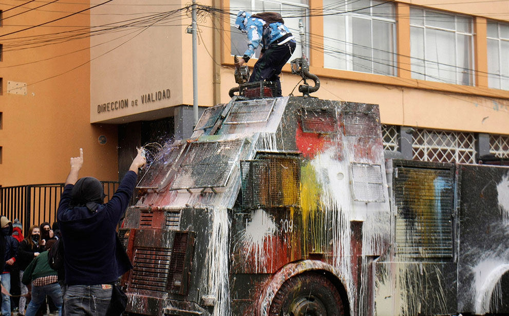 Фотография: Студенческие протесты в Чили №33 - BigPicture.ru