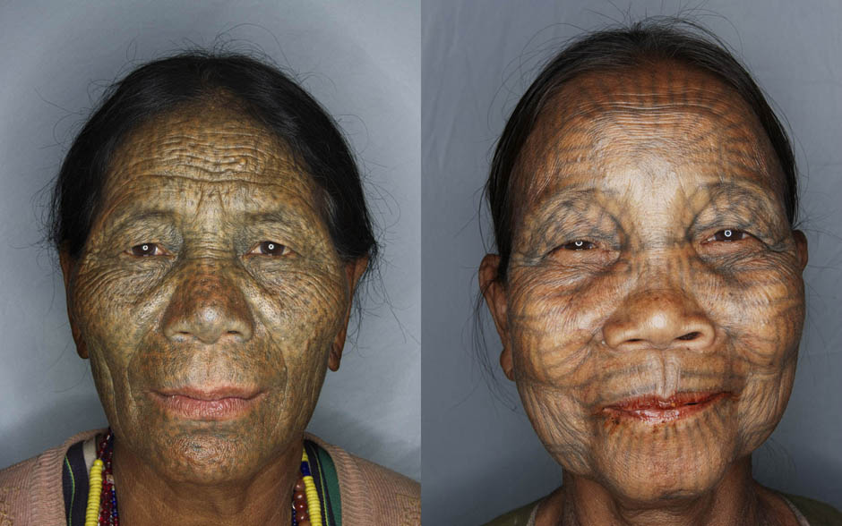 Фотография: Татуированные лица женщин народности чин из Бирмы №6 - BigPicture.ru