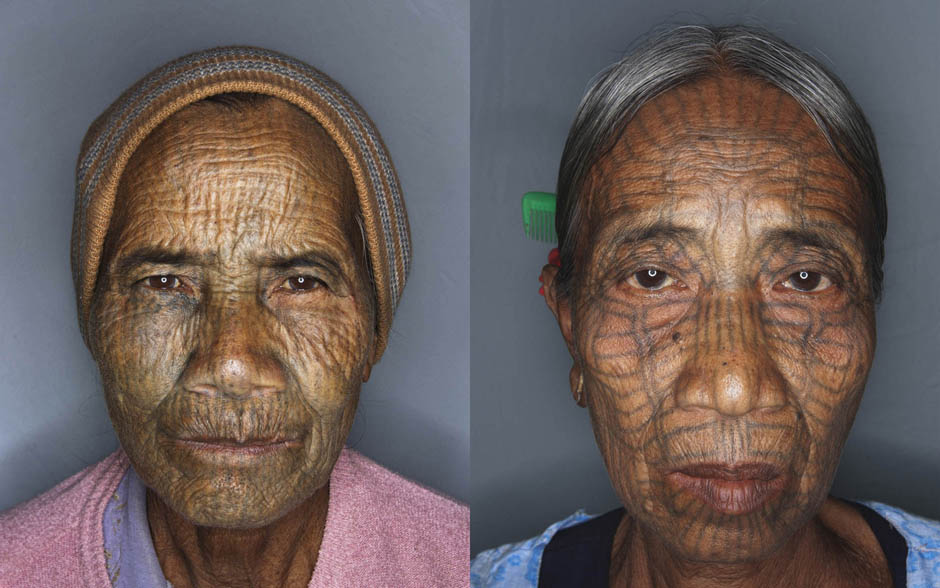 Фотография: Татуированные лица женщин народности чин из Бирмы №4 - BigPicture.ru