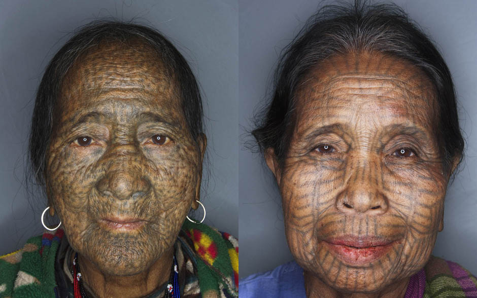 Фотография: Татуированные лица женщин народности чин из Бирмы №2 - BigPicture.ru