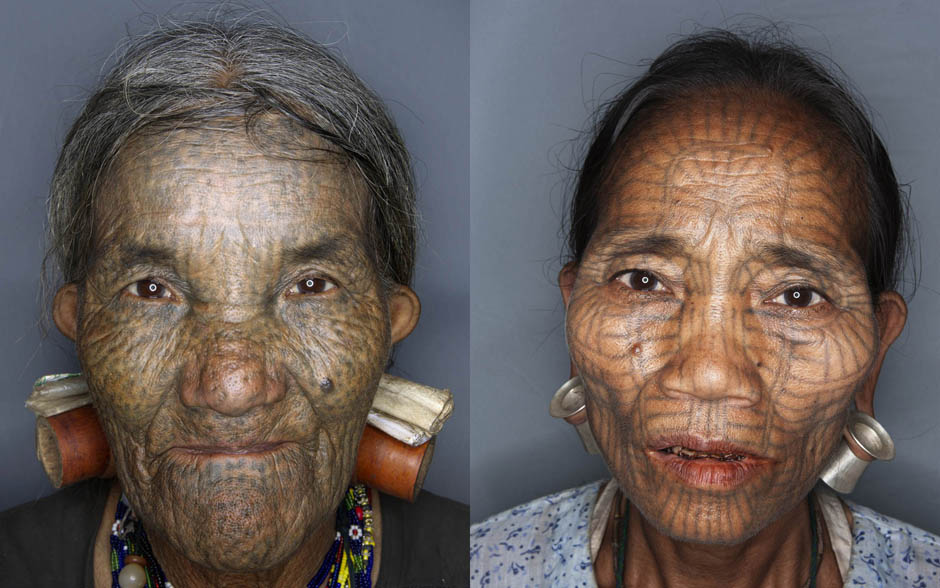 Фотография: Татуированные лица женщин народности чин из Бирмы №15 - BigPicture.ru