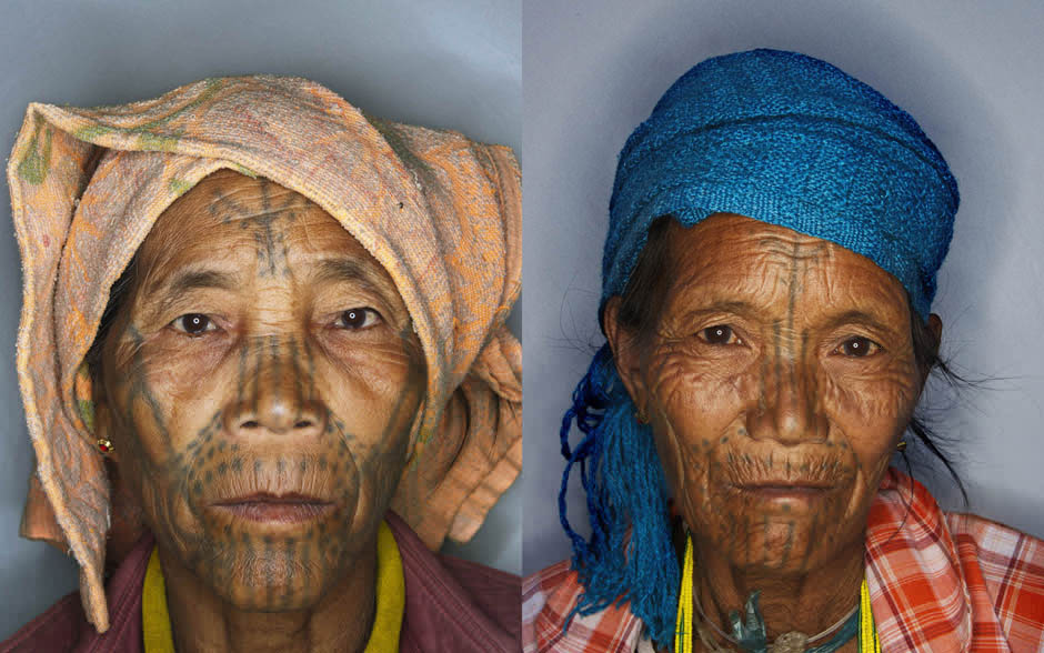 Фотография: Татуированные лица женщин народности чин из Бирмы №13 - BigPicture.ru
